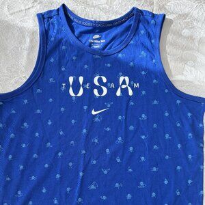 Nike Blue USA Team Tank Top